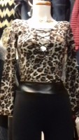 Blusa estilo animal print